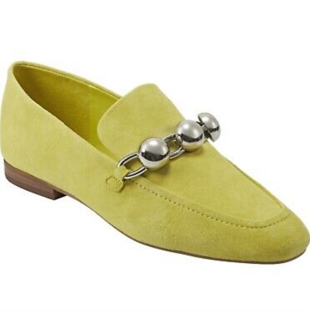 Marc Fisher Women Elenda LTD Leather Loafer Slip on shoes sz 5.5M